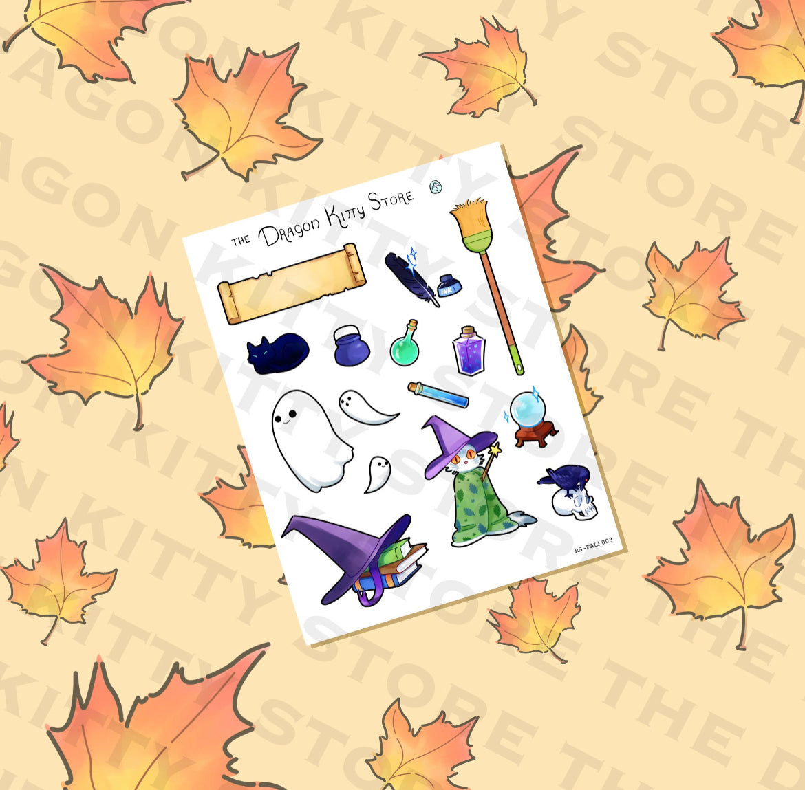 Spoopy Halloween Deco Stickers