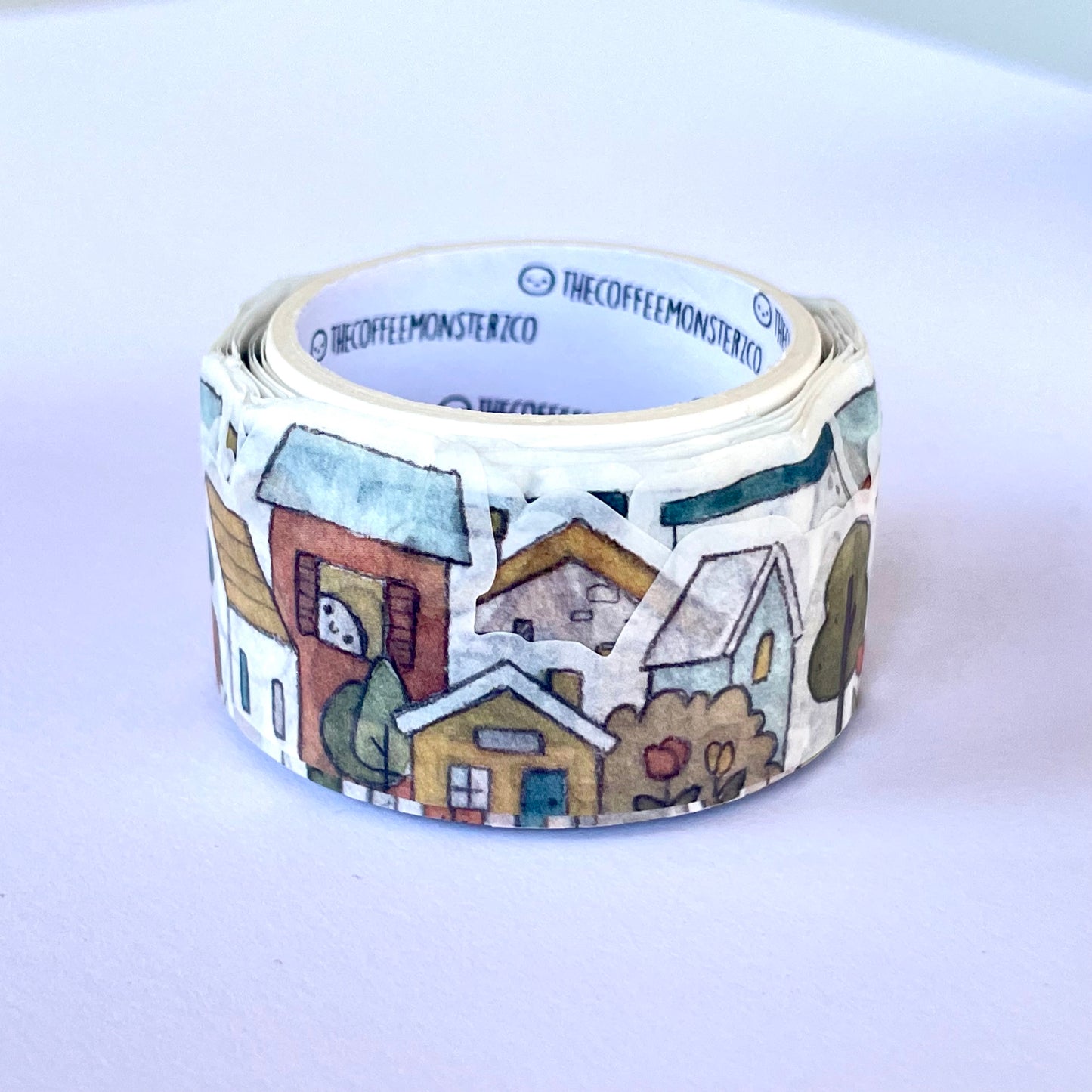 TheCoffeeMonsterzCO A Sunny Neighborhood Die-Cut Washi Tape