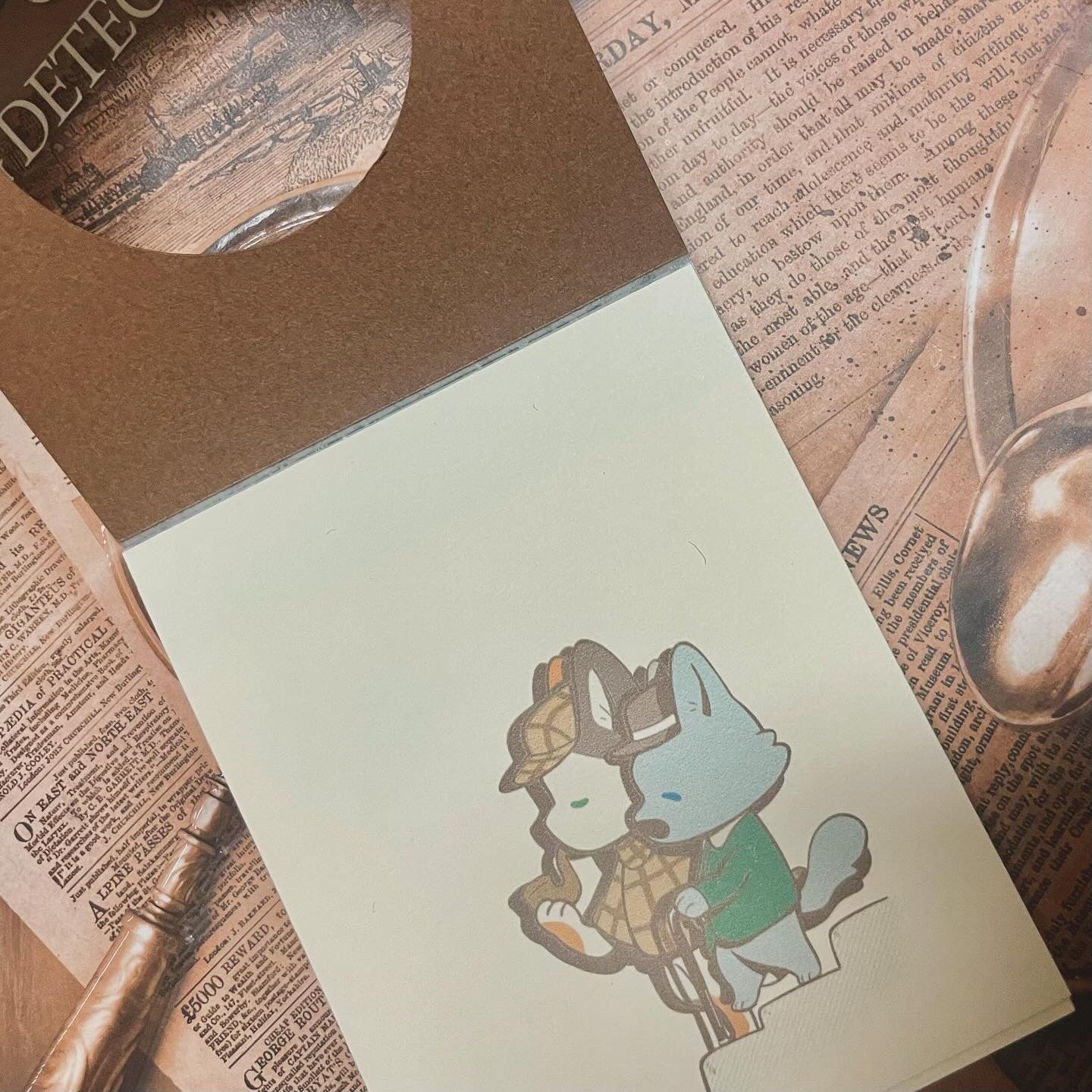 Purrlock Holmes Small Notepad