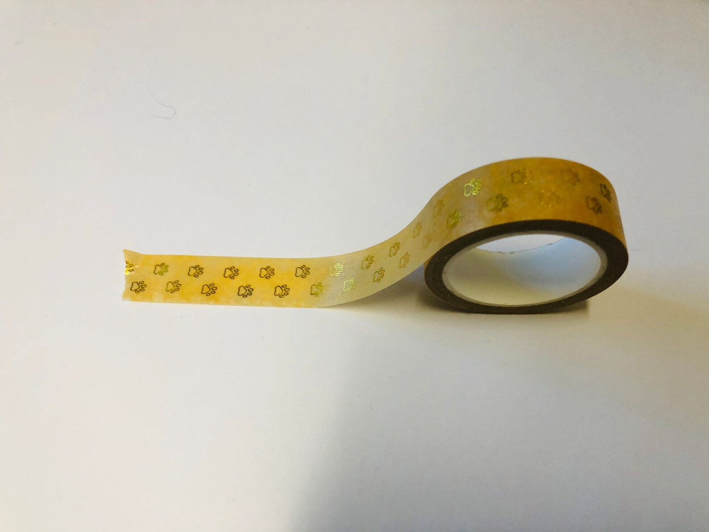 Sandy Paws Gold Foil Washi Tape