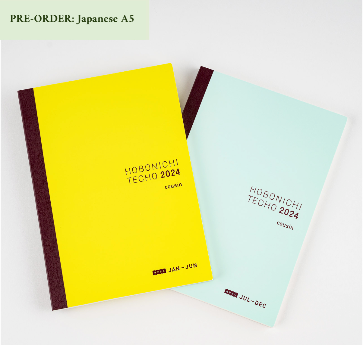 Hobonichi Techo Cousin Avec Books A5 2024 [Jan. Start] [Japanese] The