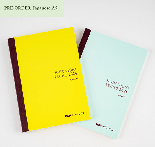 Hobonichi Techo Cousin Avec Books A5 2024 [Jan. Start] [Japanese]