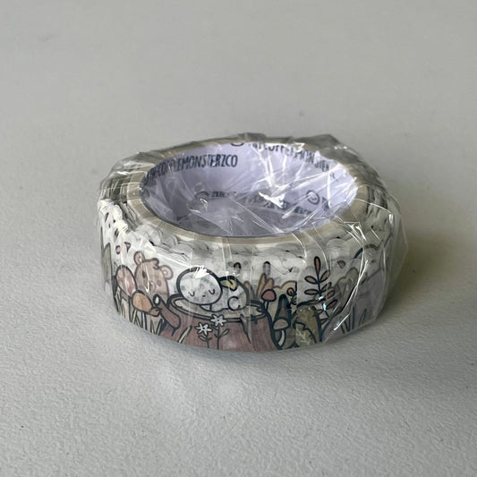 [LIMIT 1 PER PERSON] TheCoffeeMonsterzCO Overgrown Patch Die-Cut Washi Tape