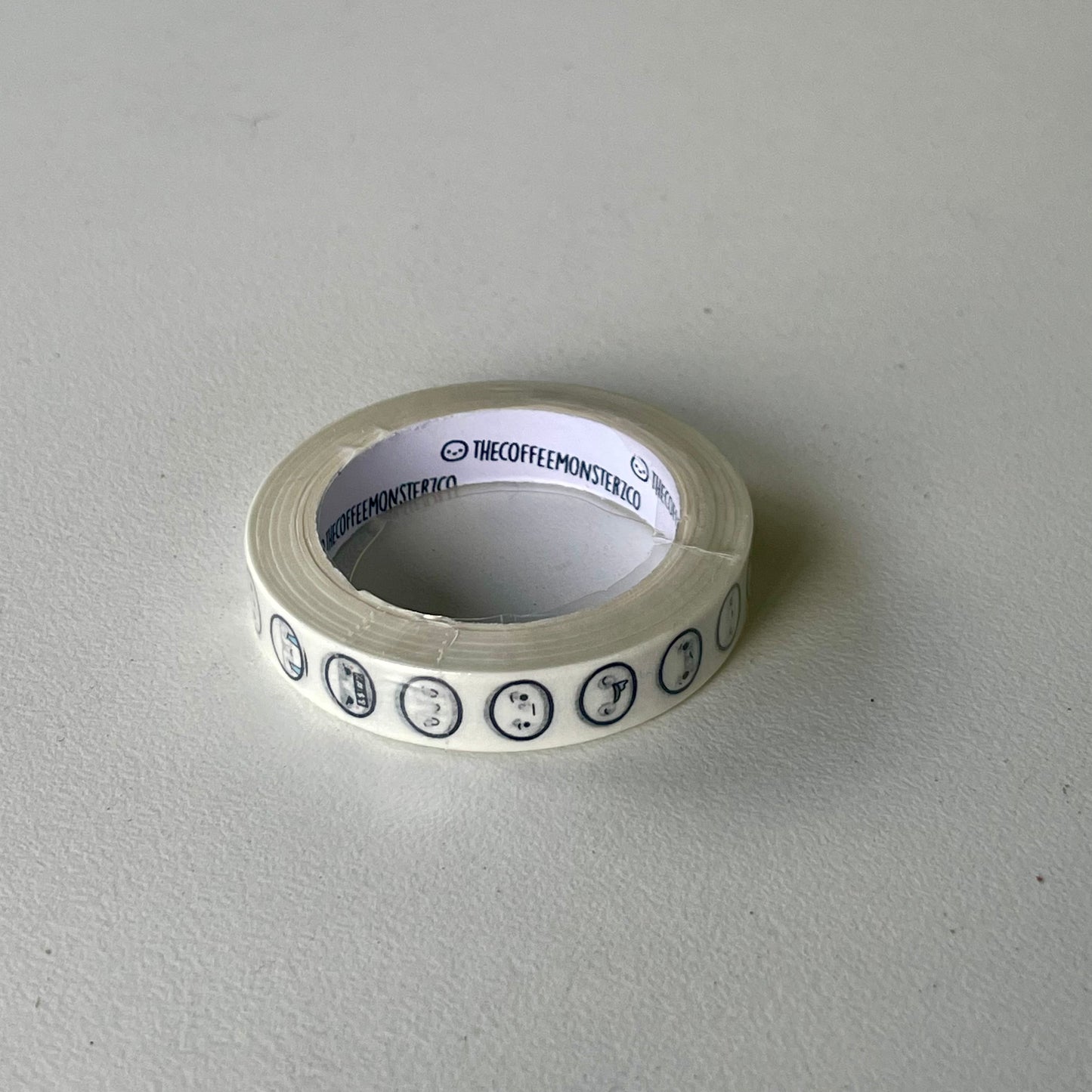 [LIMIT 1 PER PERSON] TheCoffeeMonsterzCO Vertical Emoti Heads 2.0 Washi Tape